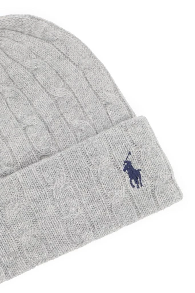商品Ralph Lauren|Cable-knit cashmere and wool beanie hat,价格¥421,第3张图片详细描述