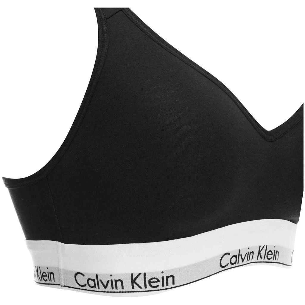 商品Calvin Klein|Calvin Klein Women's Modern Cotton Lift Bralette - Black,价格¥379,第3张图片详细描述