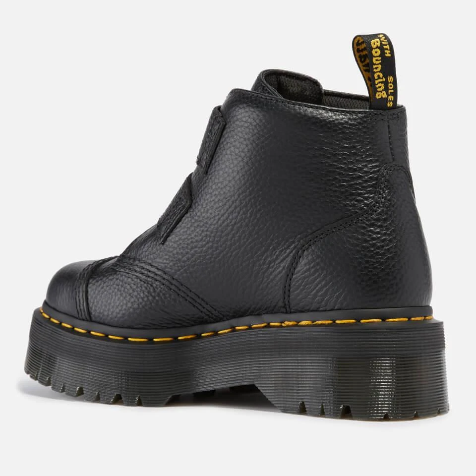 商品Dr. Martens|DR. MARTENS DEVON LEATHER ANKLE BOOTS,价格¥918,第3张图片详细描述