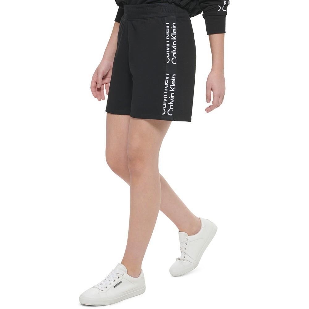 商品Calvin Klein|Women's Logo-Graphic Elastic-Waist Pull-On Shorts,价格¥315,第5张图片详细描述