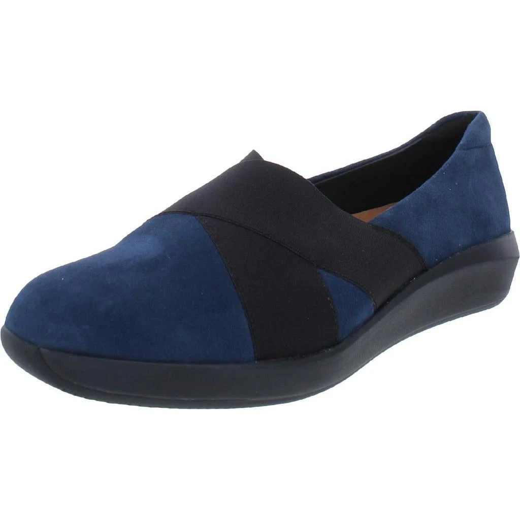 商品Clarks|Clarks Womens Tawnia Band Leather Dress Sport Slip-On Sneakers,价格¥78,第1张图片