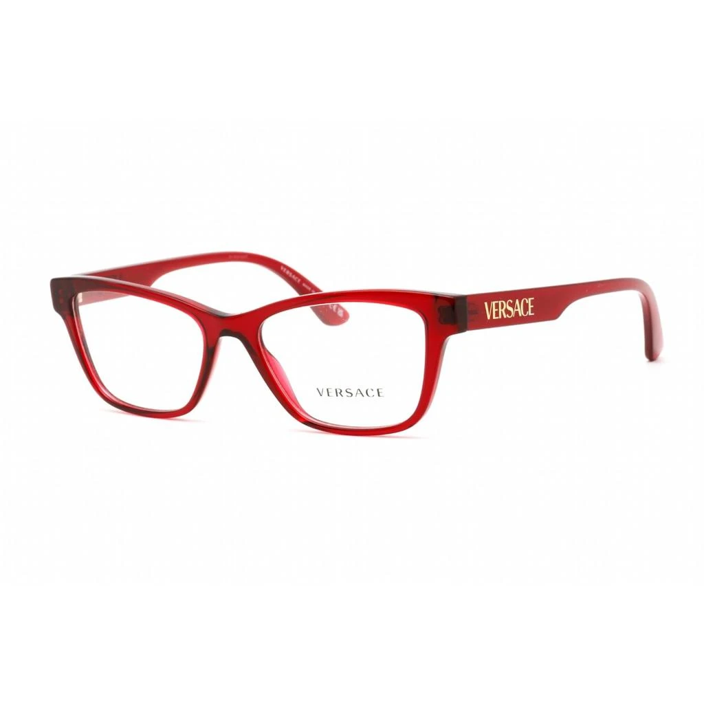 商品Versace|Versace Unisex Eyeglasses - Full Rim Cat Eye Shape Red Plastic Frame | 0VE3316 388,价格¥763,第1张图片