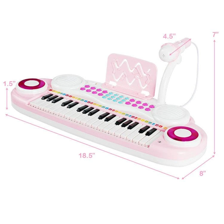 Multifunctional 37 Electric Keyboard Piano with Microphone 商品