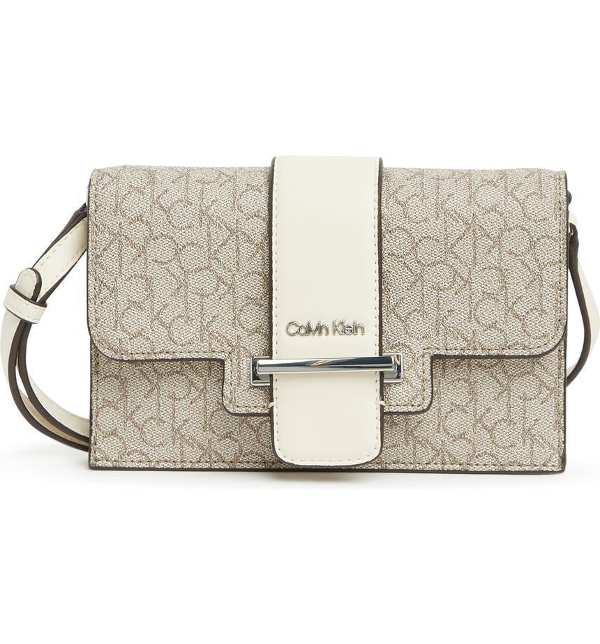 商品Calvin Klein|Logo Print Crossbody Bag,价格¥409-¥413,第1张图片