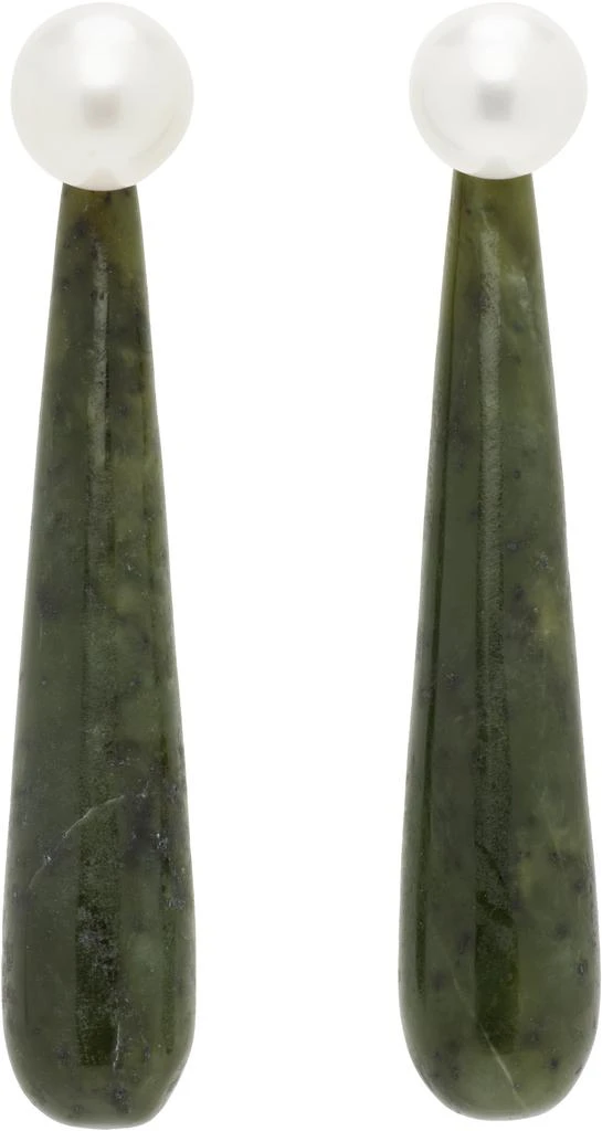 商品Sophie Buhai|Medium Angelyne Jade Earrings,价格¥7091,第1张图片
