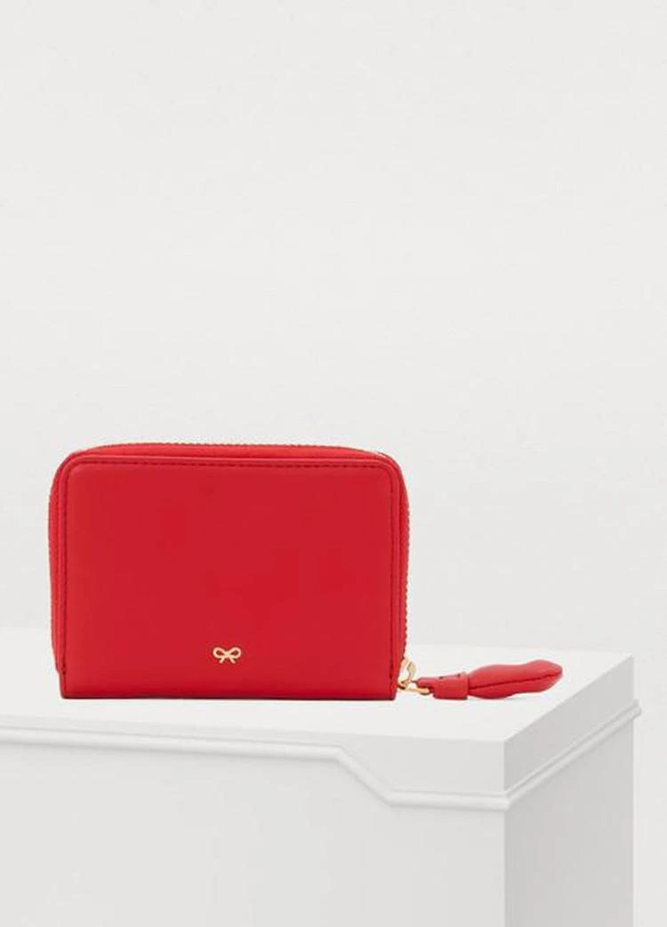 商品Anya Hindmarch|Zipped leather heart wallet,价格¥2012,第3张图片详细描述