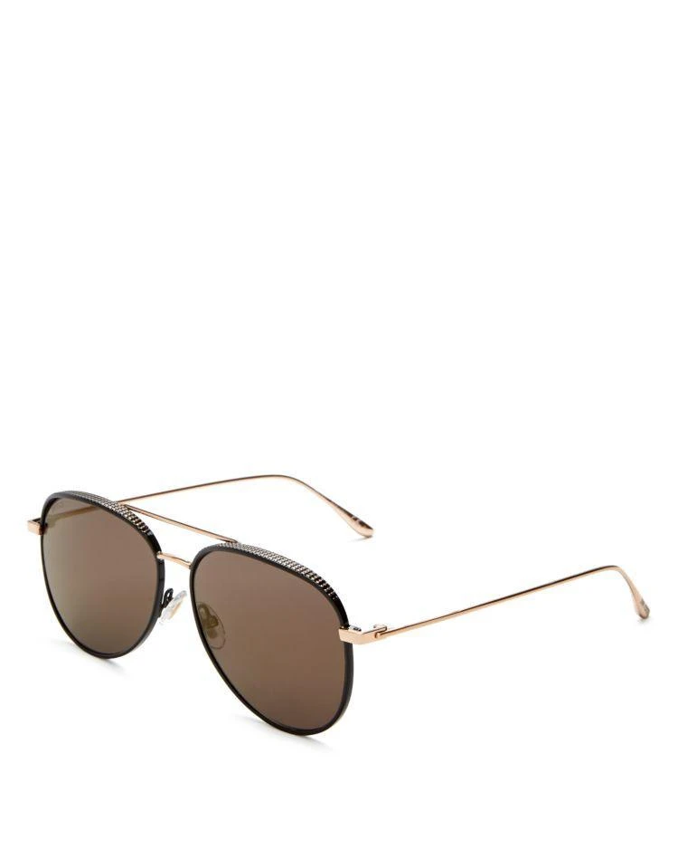 商品Jimmy Choo|Reto Aviator Sunglasses, 57mm,价格¥4000,第2张图片详细描述