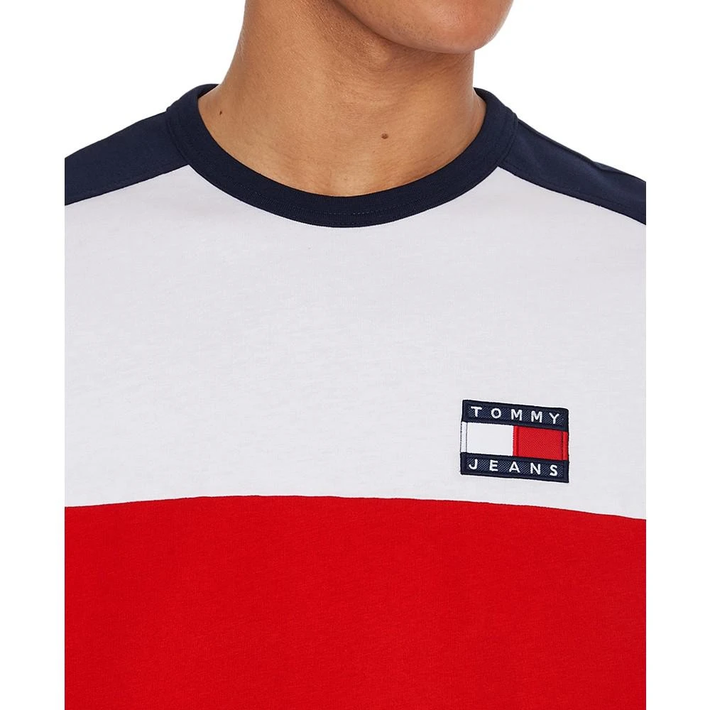 商品Tommy Hilfiger|Men's Colorblocked Badge Short Sleeve T-shirt,价格¥141,第3张图片详细描述