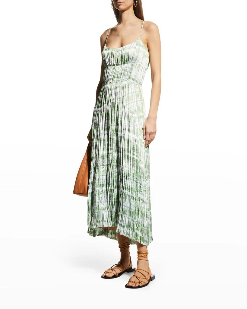 商品Vince|Tie-Dye Ruched Cami Dress,价格¥1670,第3张图片详细描述