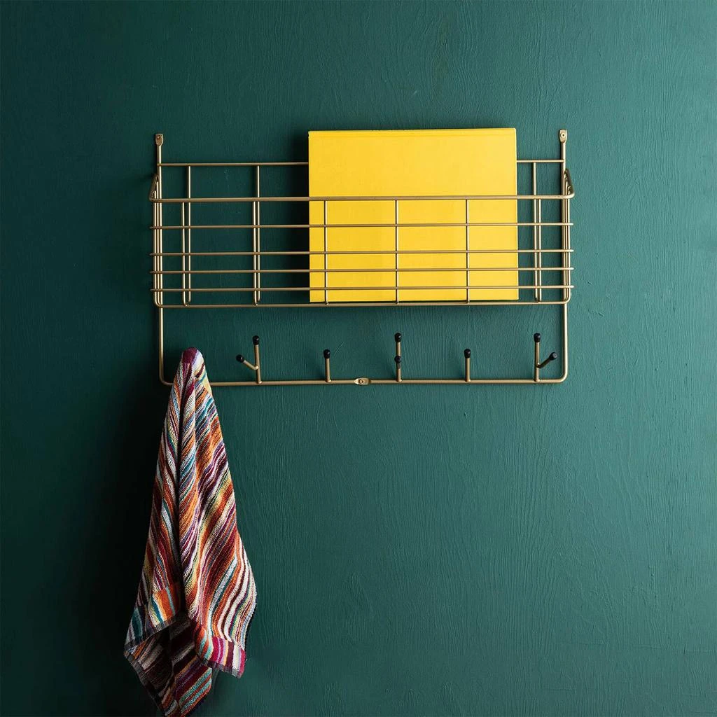 商品The Hut|Maze Interior Mitten Shelf - Matte Brass,价格¥404,第2张图片详细描述