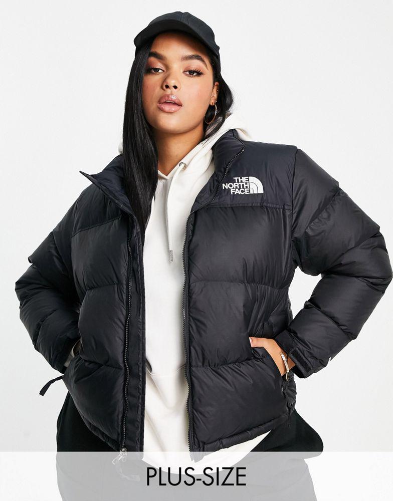 The North Face Plus 1996 Retro Nuptse down puffer jacket in black商品第1张图片规格展示