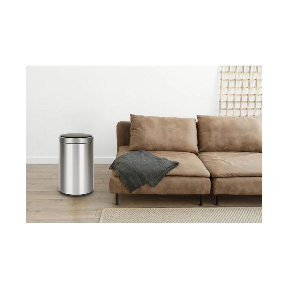 商品Mega Casa|3.2 Gal./12 Liter Stainless Steel Round Motion Sensor Trash Can for Bathroom and Office,价格¥386,第3张图片详细描述
