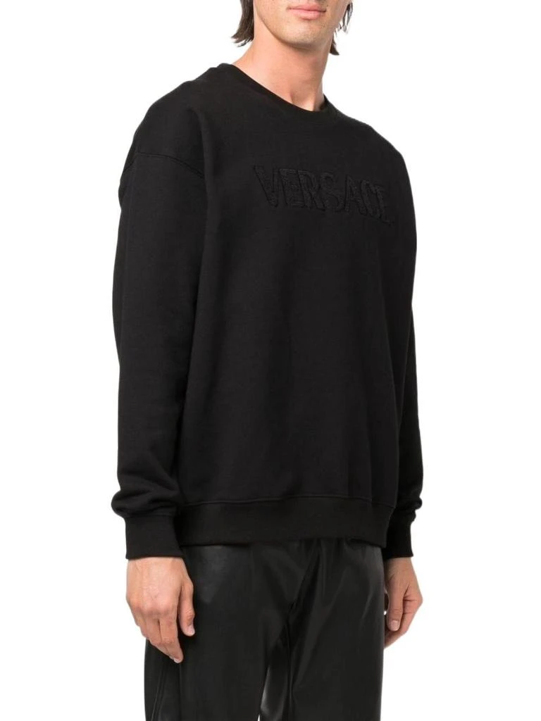 商品Versace|Versace men's black cotton sweatshirt,价格¥4863,第2张图片详细描述