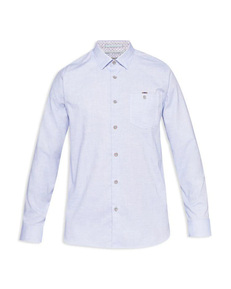 商品Ted Baker London|Stapal Textured Regular Fit Button-Down Shirt ,价格¥689,第4张图片详细描述