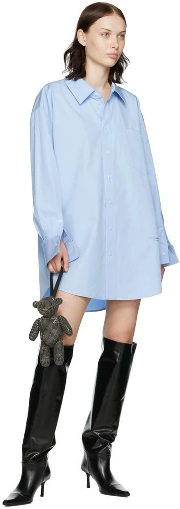 商品Alexander Wang|蓝色 Oversized Shirt 连衣裙,价格¥1902,第4张图片详细描述