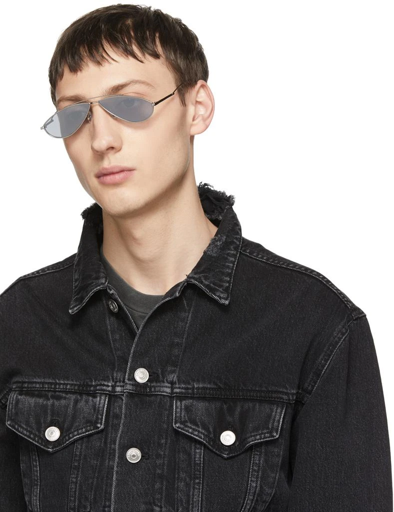 商品GENTLE MONSTER|Silver & Blue Kujo Sunglasses,价格¥2198,第4张图片详细描述