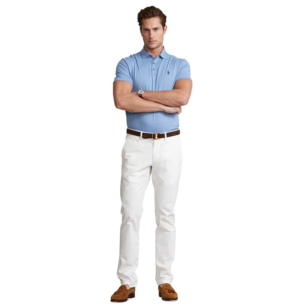 商品Ralph Lauren|Men's Custom Slim Fit Jacquard Polo Shirt,价格¥371,第4张图片详细描述
