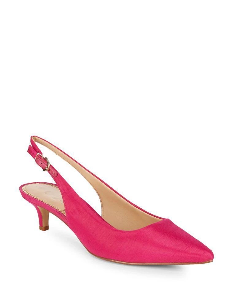 商品Sam Edelman|Ludlow Kitten Heel Slingback Pumps,价格¥544,第2张图片详细描述