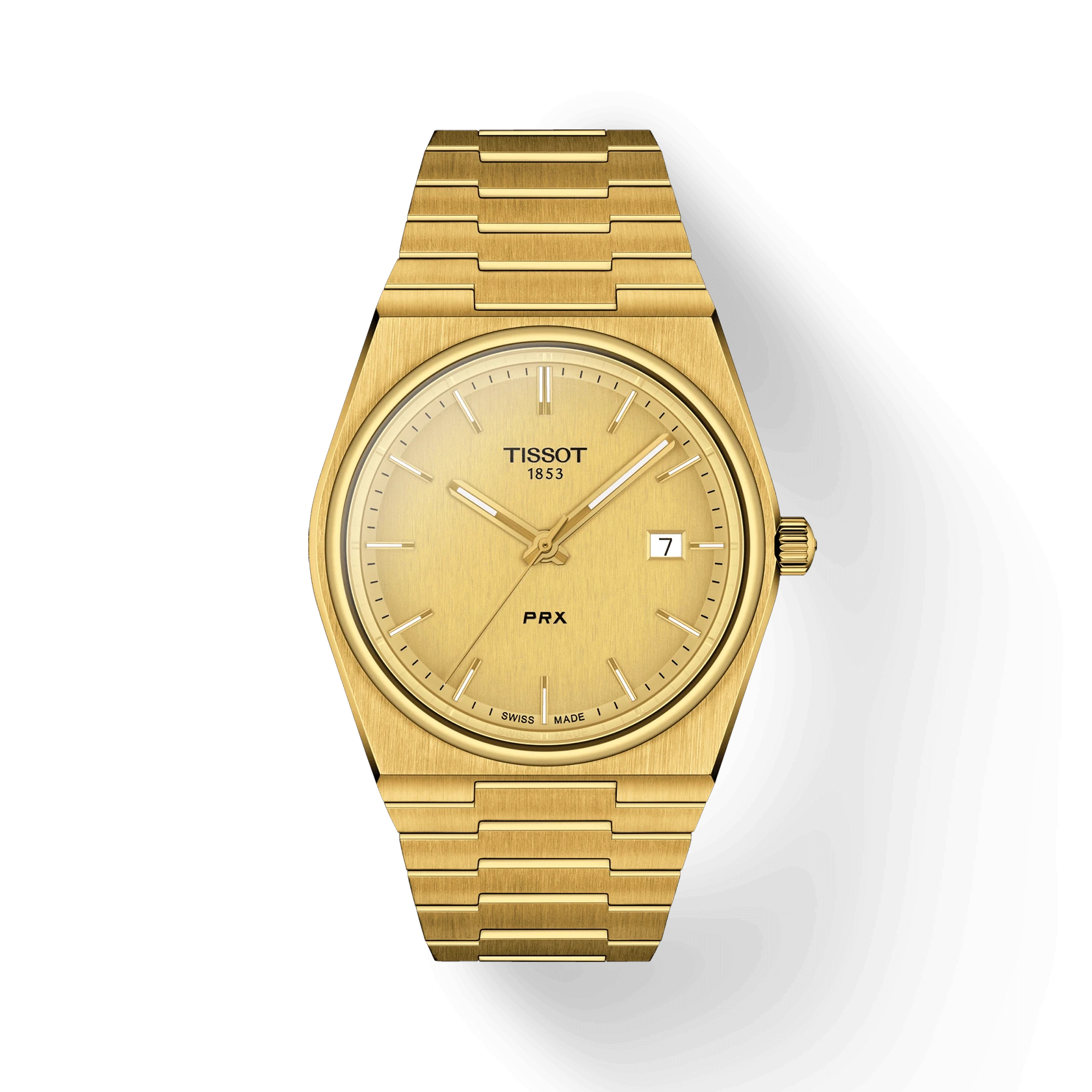 商品[国内直发] Tissot|天梭PRX超级玩家系列钢带石英腕表EDG.Meiko同款T137.410.33.021.00 支持中检鉴定假一赔三,价格¥4062,第1张图片