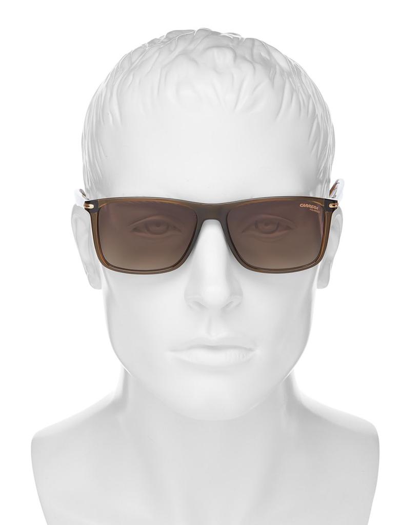 Polarized Rectangle Sunglasses, 57mm商品第2张图片规格展示