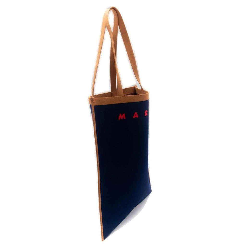 商品Marni|Marni Trunk Soft Logo Detailed Flat Tote Bag,价格¥2371,第2张图片详细描述