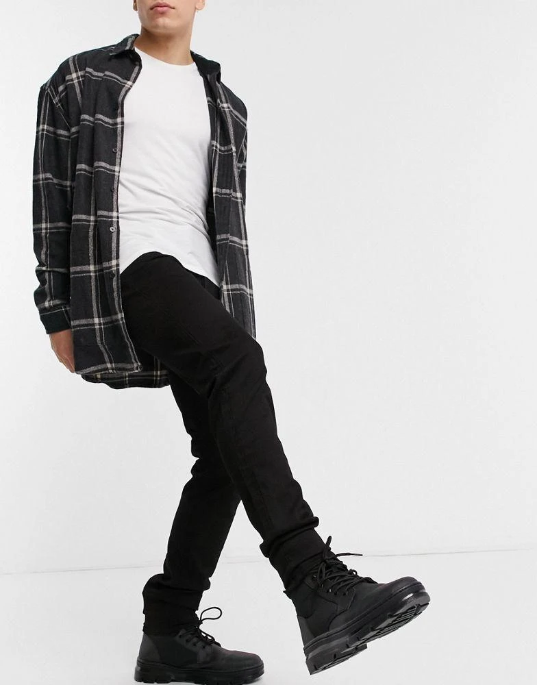 商品G-Star|G-Star 3301 slim jeans in black Exclusive at ASOS,价格¥561,第4张图片详细描述