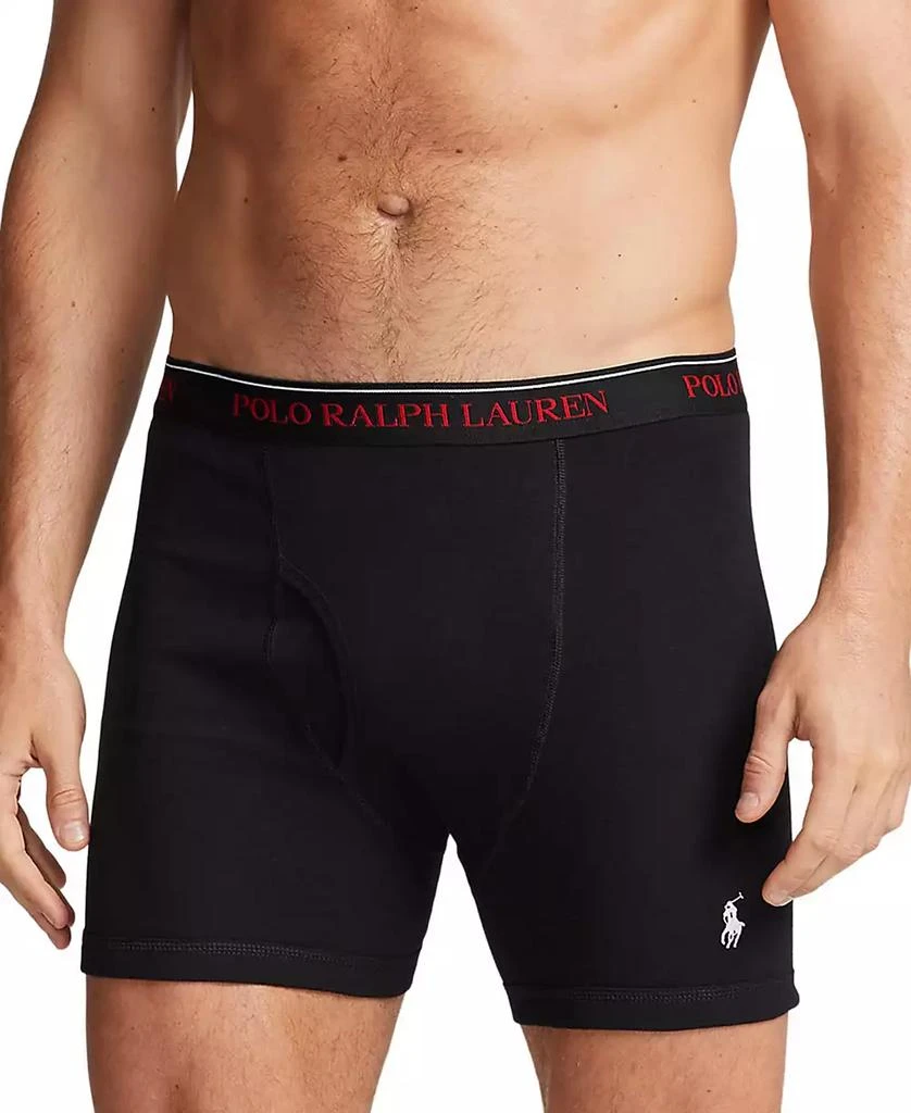 商品Ralph Lauren|Men's 5+1 Free Bonus Classic Fit Cotton Boxer Briefs,价格¥513,第2张图片详细描述
