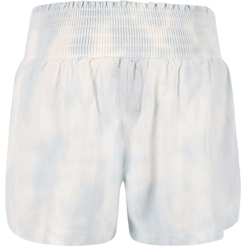 商品Munster|Tie dye logo shorts in blue and white,价格¥340,第2张图片详细描述