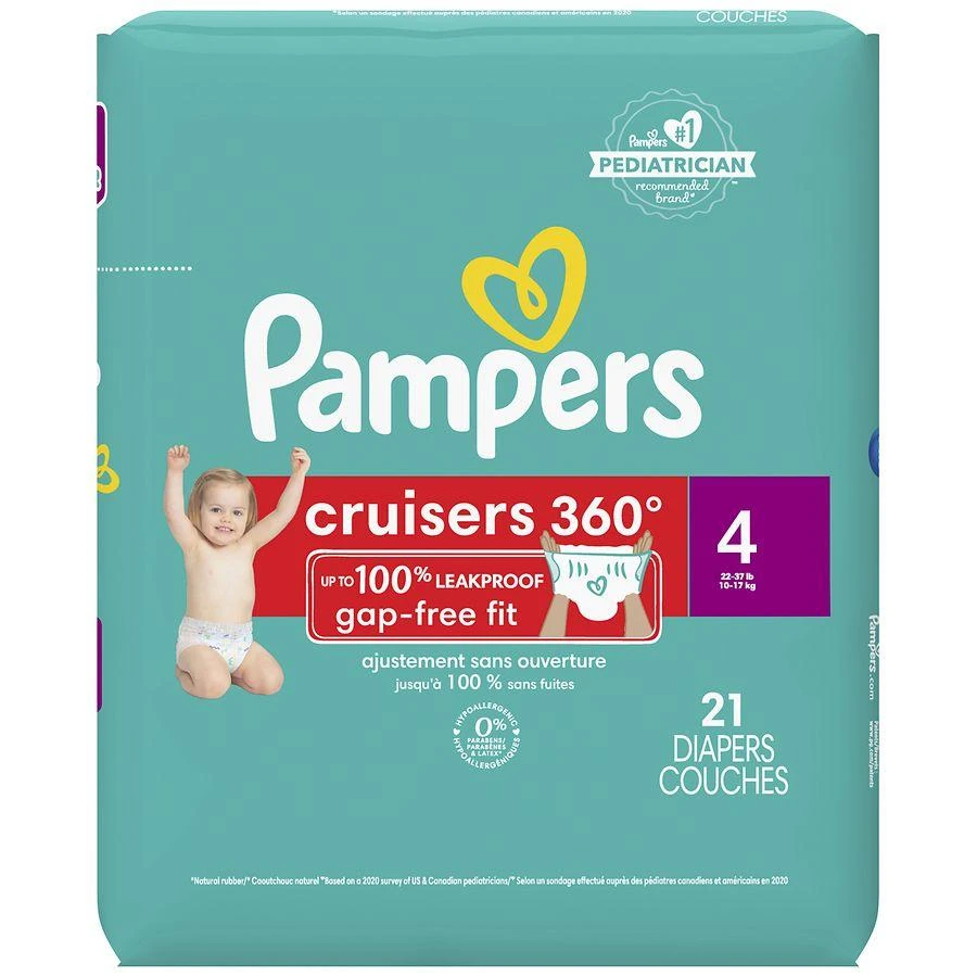 商品Pampers|Pull-On Diapers Size 4 (22-37 lbs),价格¥125,第1张图片详细描述
