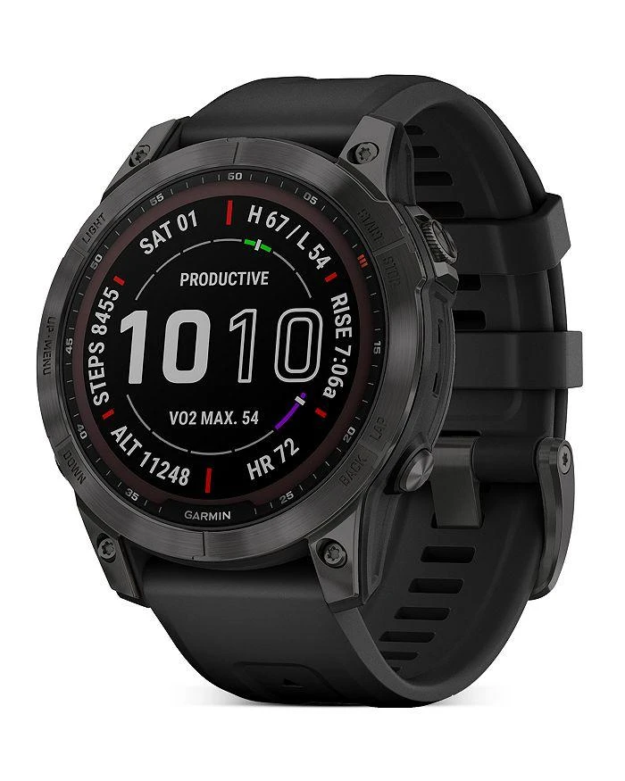 商品Garmin|fenix® 7 Sapphire Solar Smartwatch, 47mm,价格¥6731,第2张图片详细描述