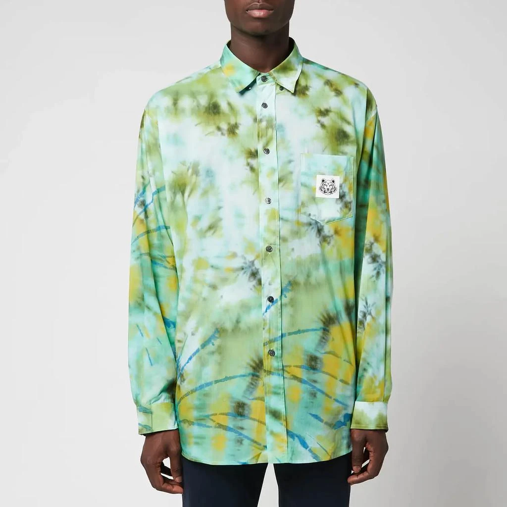 商品Kenzo|KENZO Men's Printed Long Casual Shirt,价格¥814,第1张图片