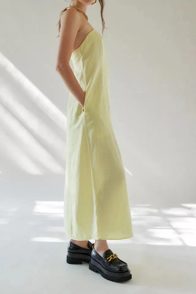 商品Urban Outfitters|UO Meave Linen Strapless Midi Dress,价格¥152,第2张图片详细描述