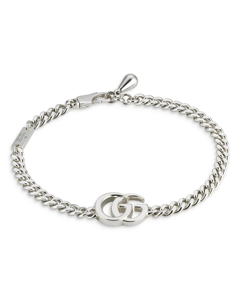 商品Gucci|Sterling Silver GG Marmont Curb Link Bracelet,价格¥3073,第1张图片