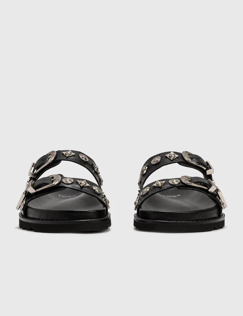 商品Toga Virilis|Studded Leather Slides,价格¥3303,第2张图片详细描述