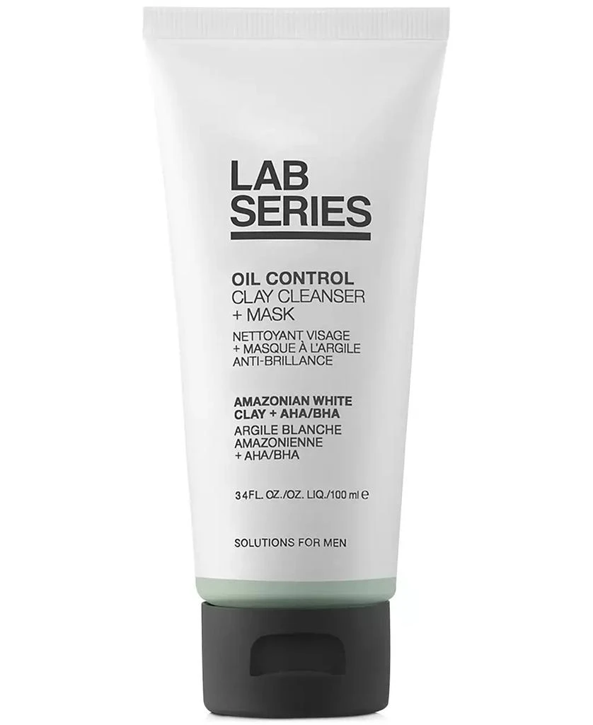 商品Lab Series|Skincare for Men Oil Control Clay Cleanser + Mask, 3.4-oz.,价格¥172,第1张图片