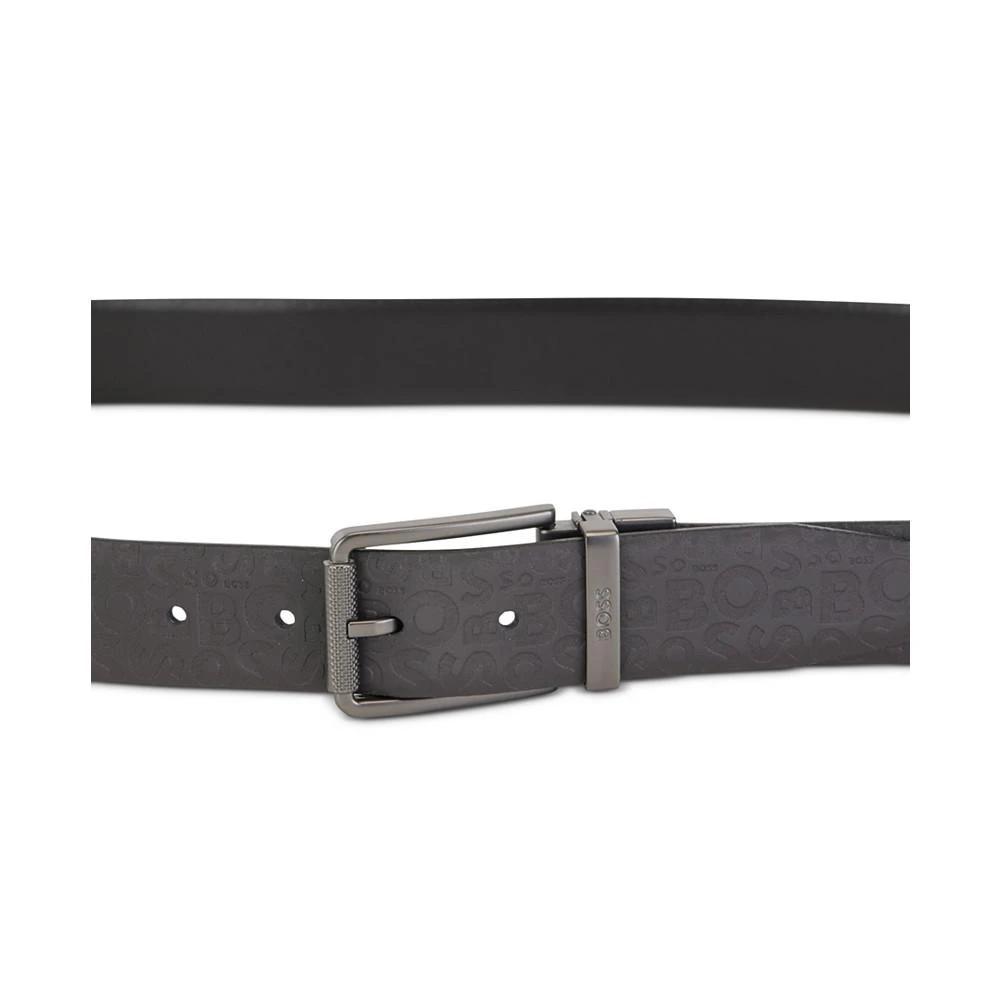 商品Hugo Boss|BOSS Men's Embossed Logo Leather Belt,价格¥750,第2张图片详细描述