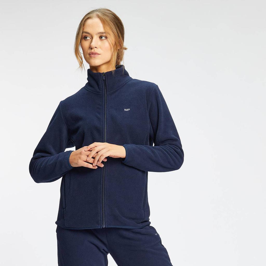 商品Myprotein|MP Women's Essential Fleece Zip Through Jacket - Navy,价格¥123-¥296,第1张图片