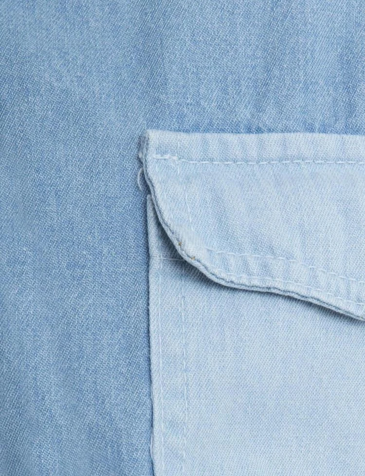 Two Tone Denim Shirt 商品