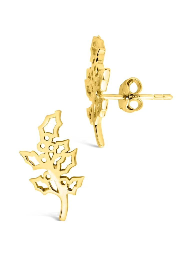商品Sterling Forever|Sterling Silver Birth Flower Earring Studs - December,价格¥209,第3张图片详细描述