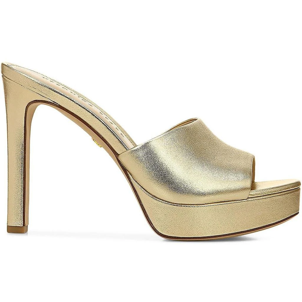 商品VERONICA BEARD|Dali Womens Leather Open Toe Wedge Heels,价格¥969,第2张图片详细描述