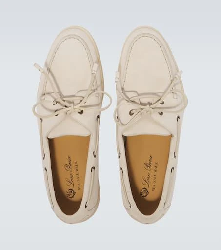 商品Loro Piana|Sea-Sail Walk suede boat shoes,价格¥8774,第3张图片详细描述