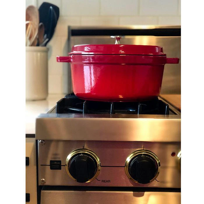 商品Staub|法国STAUB 珐琅铸铁圆形炖锅 4夸脱,价格¥1137,第3张图片详细描述