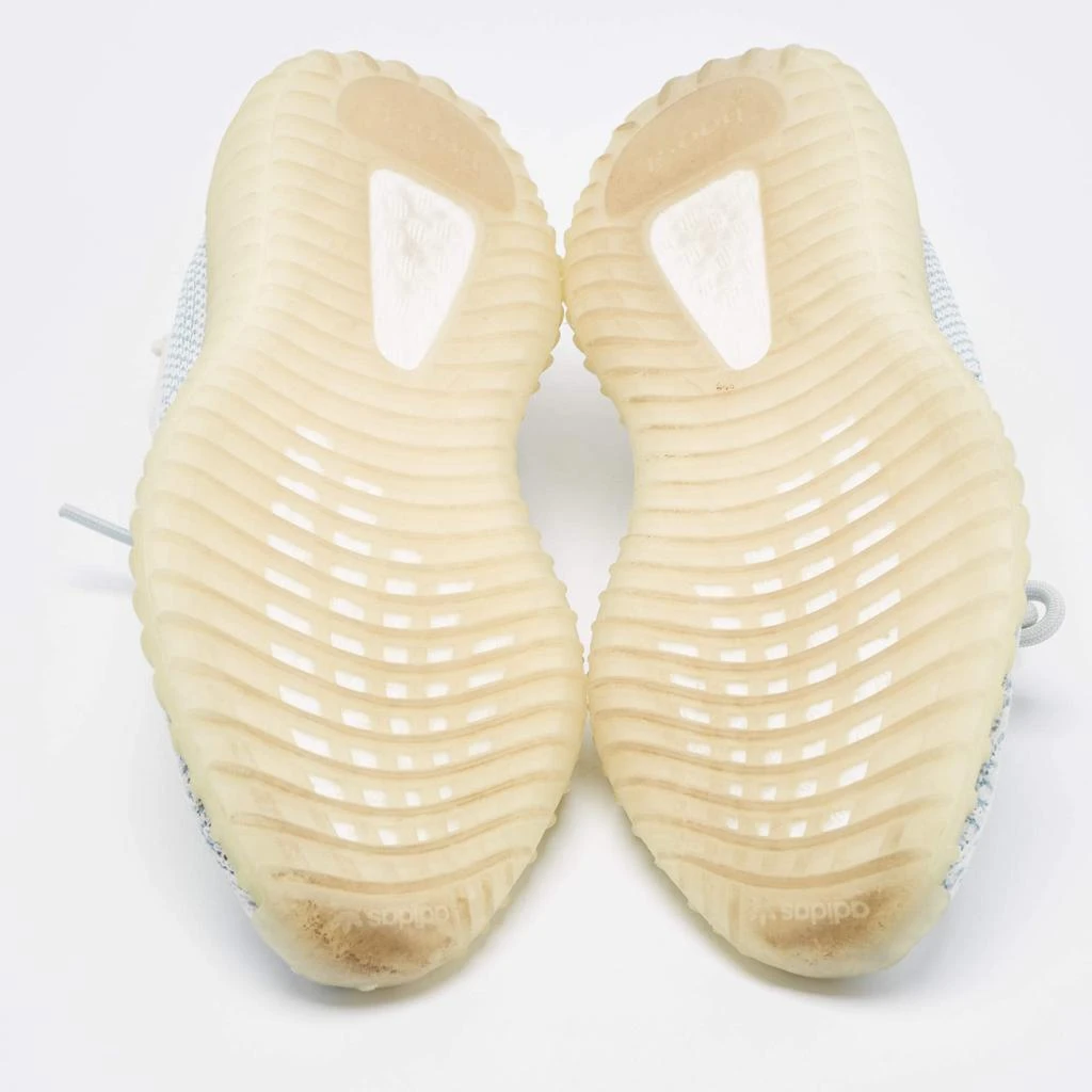 Yeezy x Adidas Blue/White Knit Fabric Boost 350 V2 Cloud White Non-Reflective Sneakers Size 37 1/3 商品