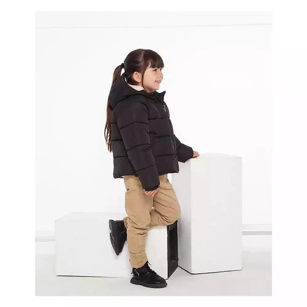 商品Rokka&Rolla|Girls Heavyweight Puffer Jacket Sherpa Lined Bubble Coat,价格¥370,第3张图片详细描述