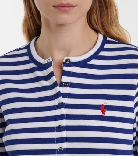 商品Ralph Lauren|Striped cotton-blend terry cardigan,价格¥689,第4张图片详细描述