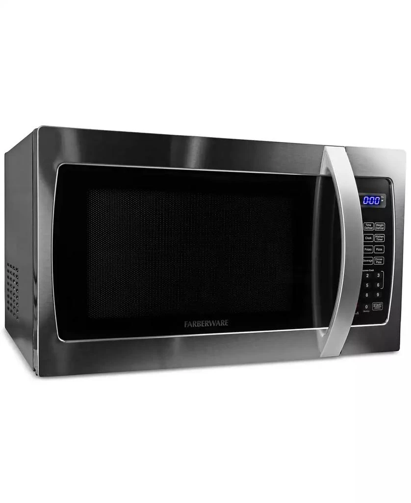 商品Farberware|Professional FMO13AHTBKE 1.3 Cu. Ft. 1000-Watt Microwave Oven, Stainless Steel,价格¥1047,第1张图片