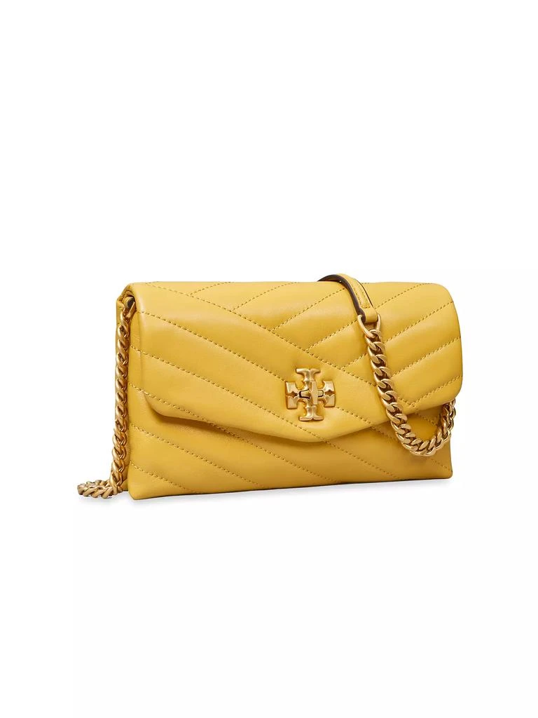 商品Tory Burch|Kira Chevron Leather Wallet-On-Chain,价格¥3026,第3张图片详细描述