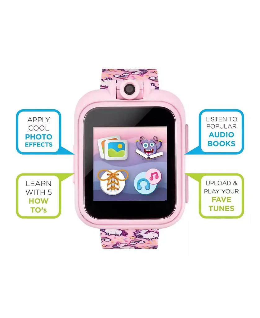 商品Playzoom|Kid's 2 Pink Unicorn Print Tpu Strap Smart Watch,价格¥193,第5张图片详细描述