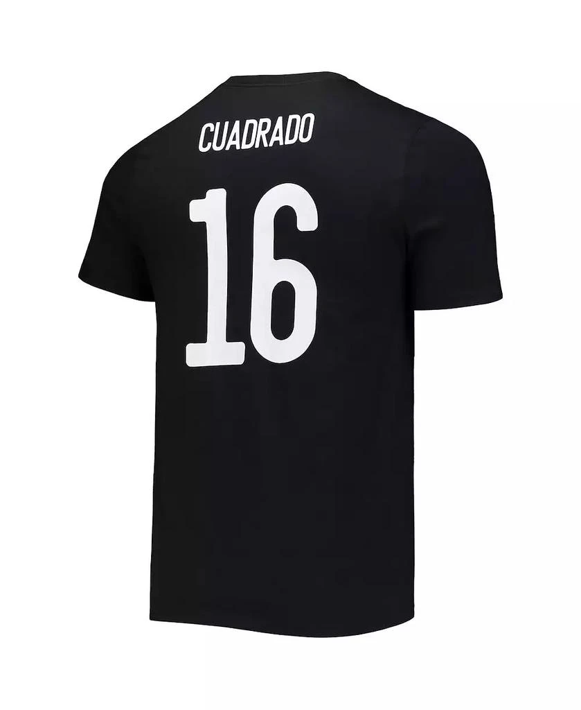 商品Adidas|Men's Juan Cuadrado Black Juventus Amplifier Name and Number T-shirt,价格¥226,第4张图片详细描述