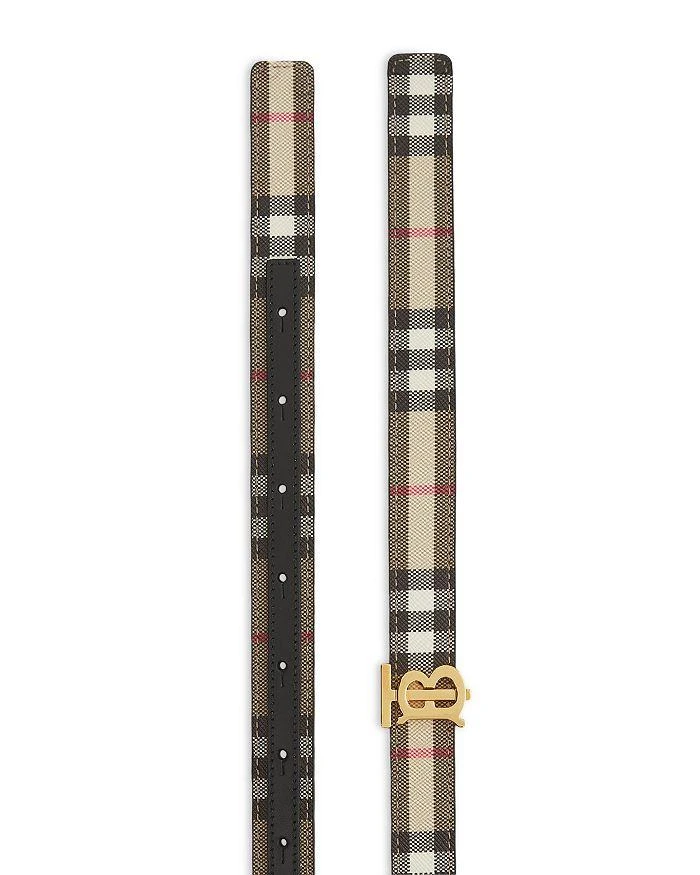 商品Burberry|Women's Reversible Vintage Check Belt,价格¥3530,第5张图片详细描述